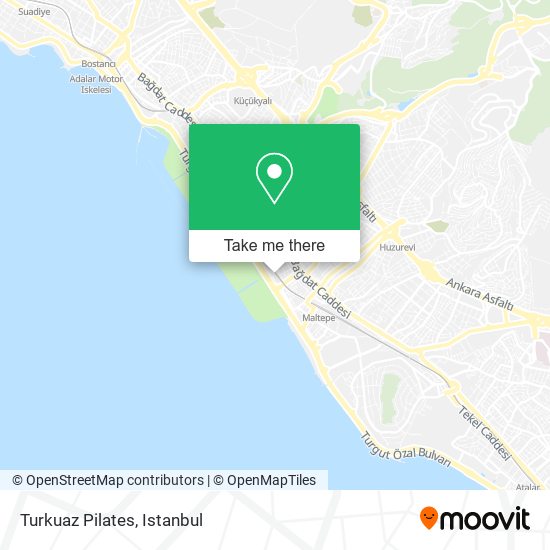 Turkuaz Pilates map