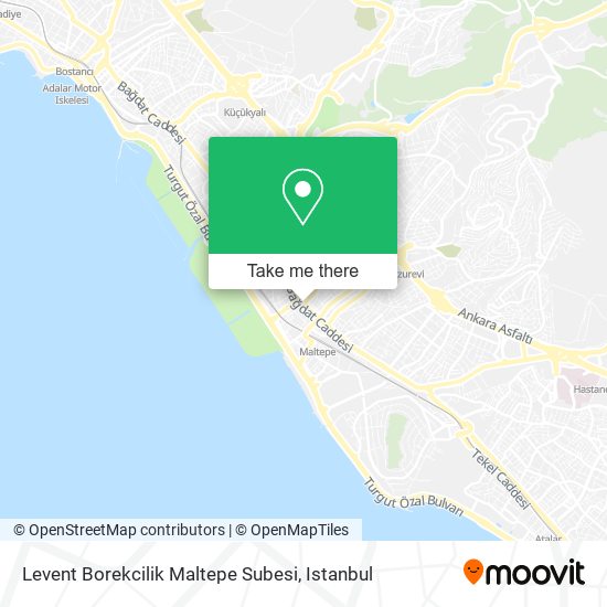 Levent Borekcilik Maltepe Subesi map