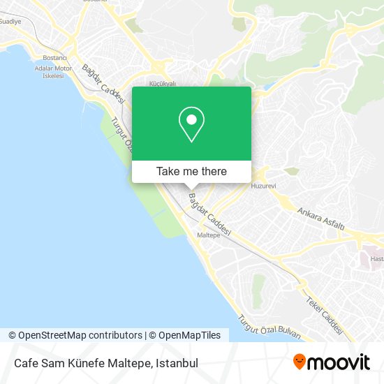 Cafe Sam Künefe Maltepe map