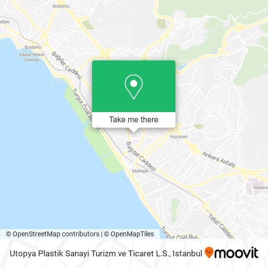 Utopya Plastik Sanayi Turizm ve Ticaret L.S. map