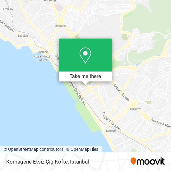 Komagene Etsiz Çiğ Köfte map