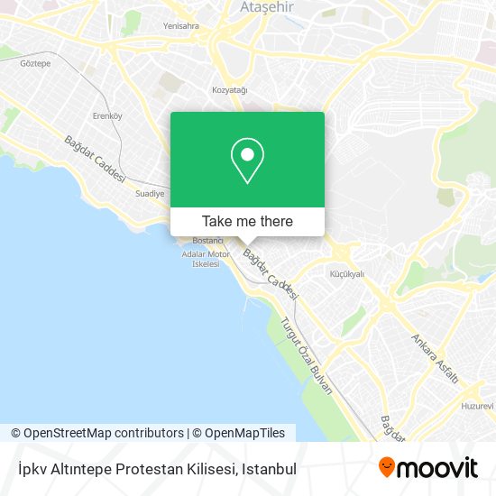 İpkv Altıntepe Protestan Kilisesi map