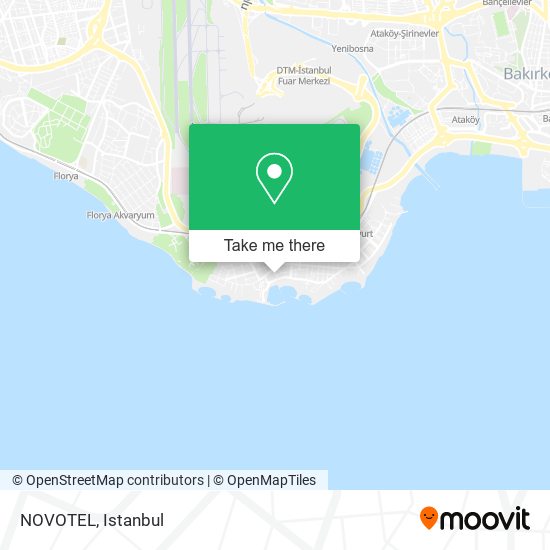 NOVOTEL map