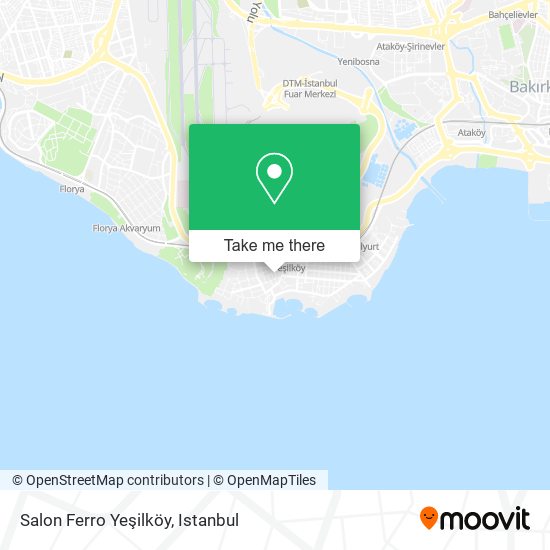 Salon Ferro Yeşilköy map