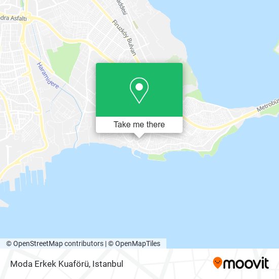 Moda Erkek Kuaförü map