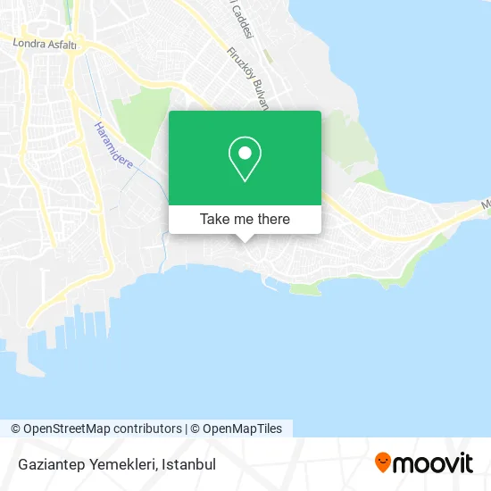 Gaziantep Yemekleri map