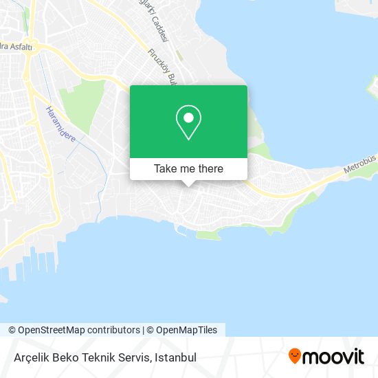 Arçelik Beko Teknik Servis map