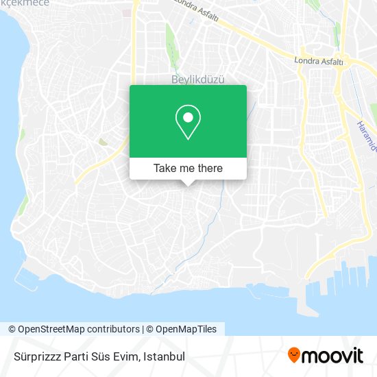 Sürprizzz Parti Süs Evim map