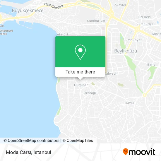 Moda Carsı map