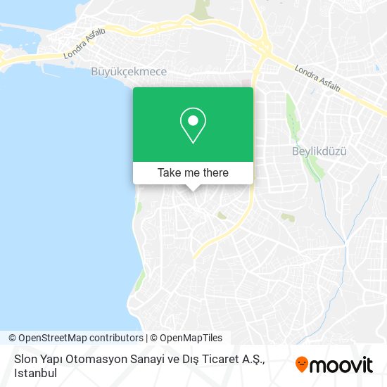 Slon Yapı Otomasyon Sanayi ve Dış Ticaret A.Ş. map