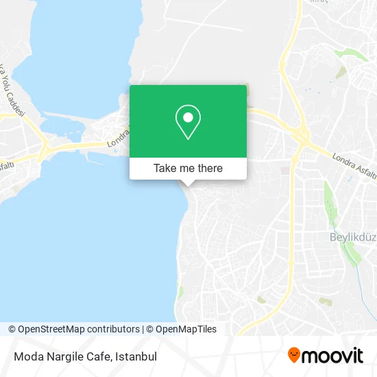 Moda Nargile Cafe map
