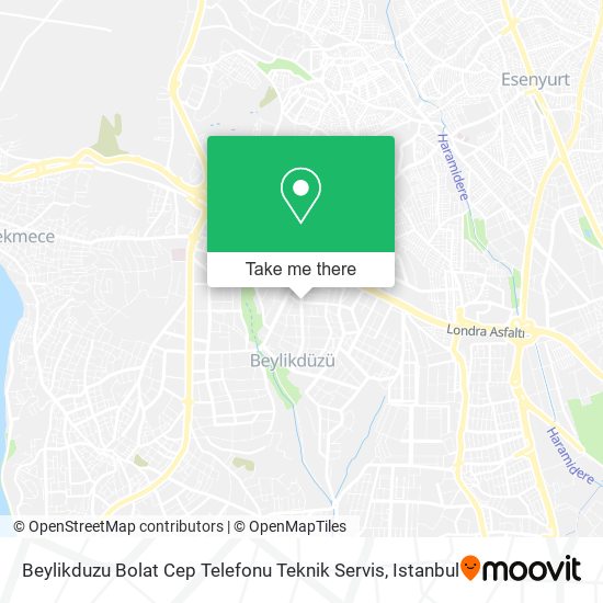 Beylikduzu Bolat Cep Telefonu Teknik Servis map