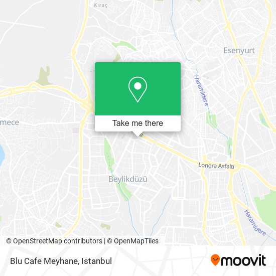 Blu Cafe Meyhane map