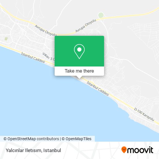 Yalcınlar Iletısım map