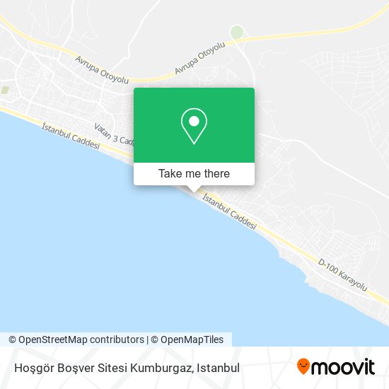 Hoşgör Boşver Sitesi Kumburgaz map