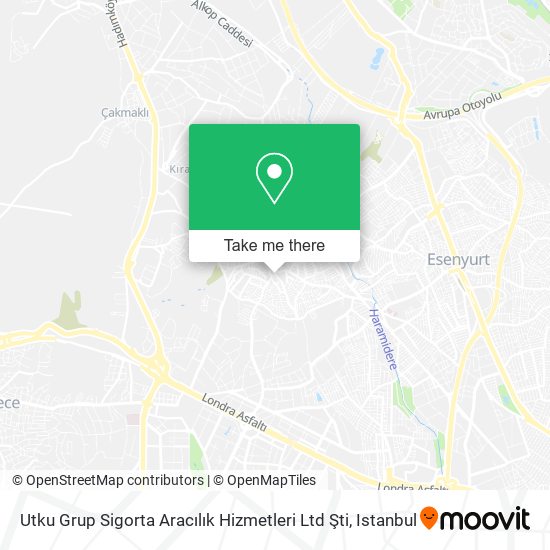 Utku Grup Sigorta Aracılık Hizmetleri Ltd Şti map