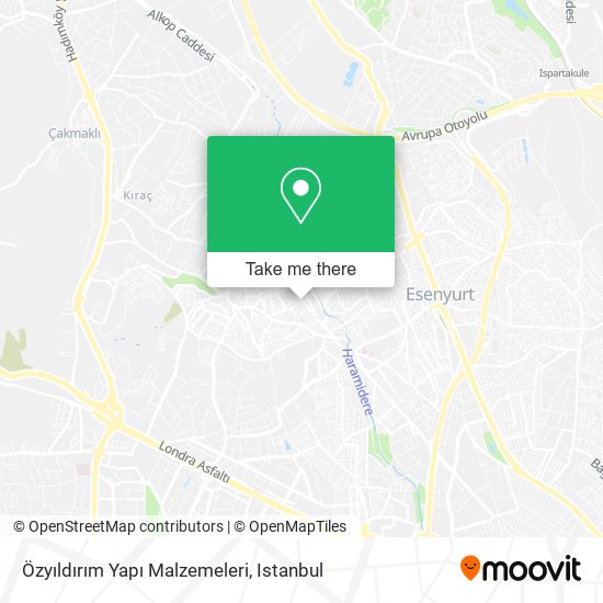 Özyıldırım Yapı Malzemeleri map