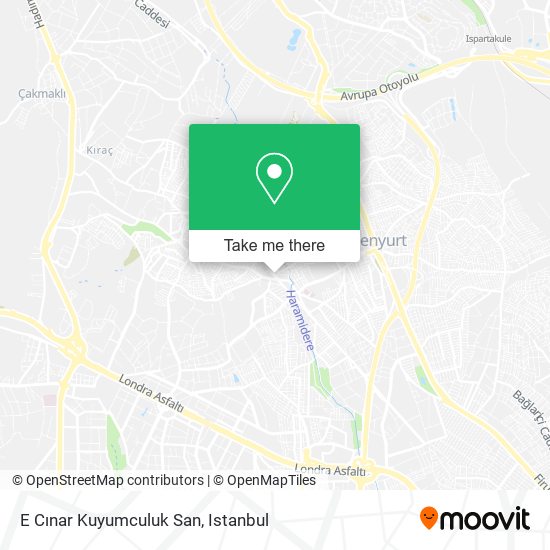 E Cınar Kuyumculuk San map