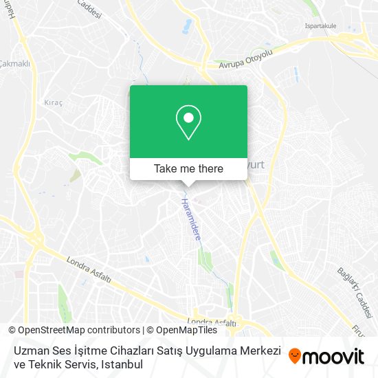Uzman Ses İşitme Cihazları Satış Uygulama Merkezi ve Teknik Servis map