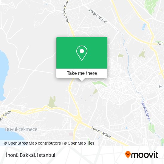 İnönü Bakkal map