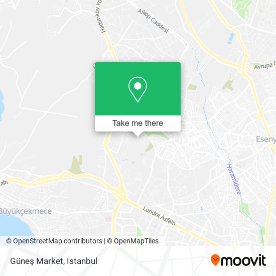 Güneş Market map