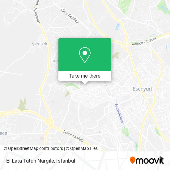 El Lata Tutun Nargıle map