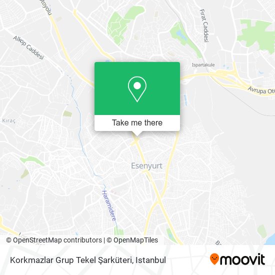Korkmazlar Grup Tekel Şarküteri map