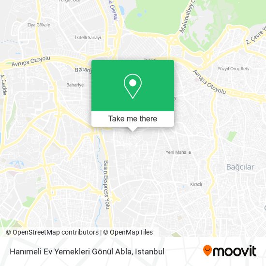 Hanımeli Ev Yemekleri Gönül Abla map