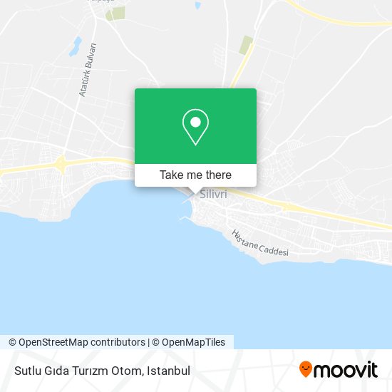 Sutlu Gıda Turızm Otom map