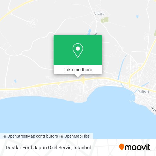 Dostlar Ford Japon Özel Servis map