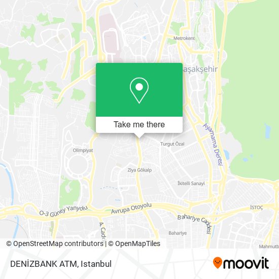 DENİZBANK ATM map