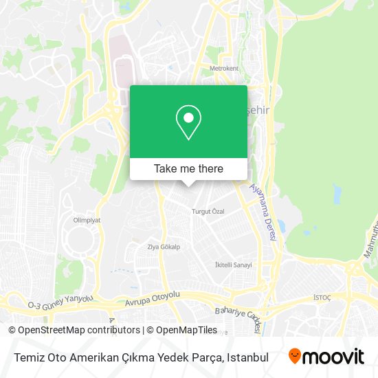 Temiz Oto Amerikan Çıkma Yedek Parça map