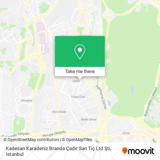 Kadesan Karadeniz Branda Çadır San Tiç Ltd Şti map