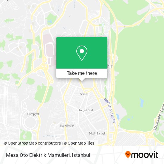 Mesa Oto Elektrik Mamulleri map
