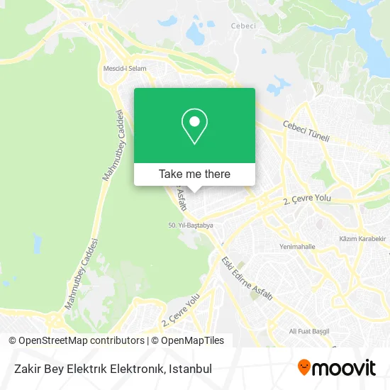 Zakir Bey Elektrık Elektronık map