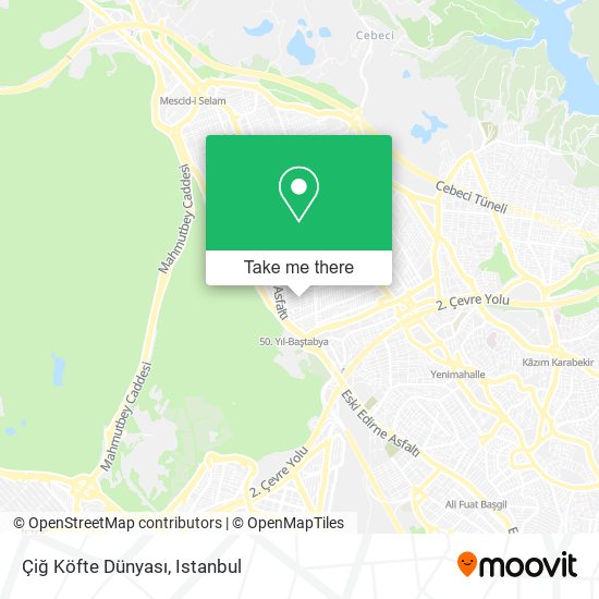 Çiğ Köfte Dünyası map