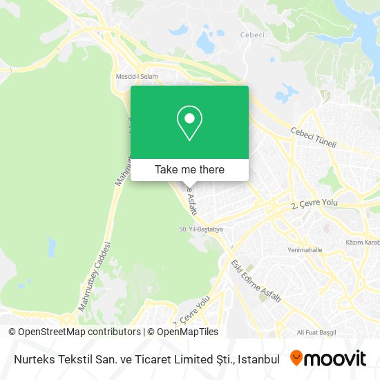 Nurteks Tekstil San. ve Ticaret Limited Şti. map