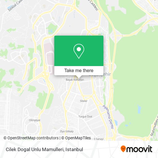 Cilek Dogal Unlu Mamulleri map