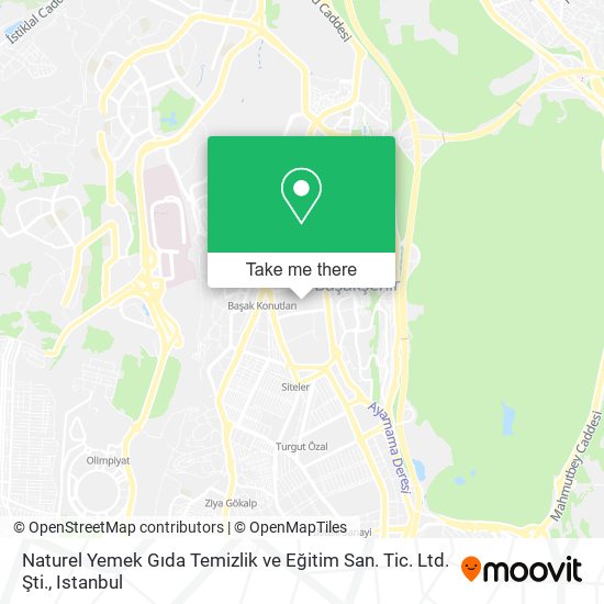 Naturel Yemek Gıda Temizlik ve Eğitim San. Tic. Ltd. Şti. map