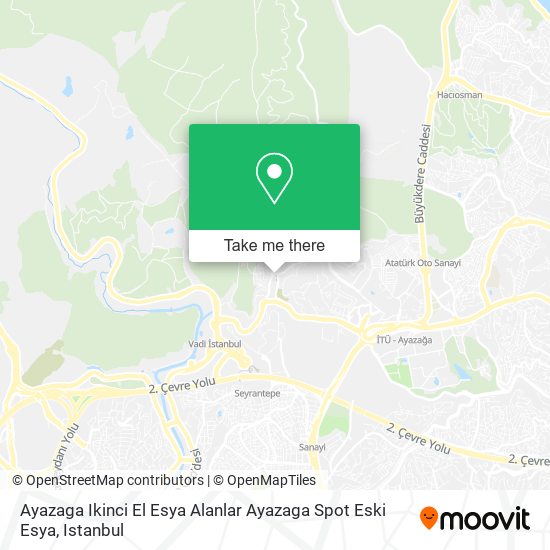 Ayazaga Ikinci El Esya Alanlar Ayazaga Spot Eski Esya map