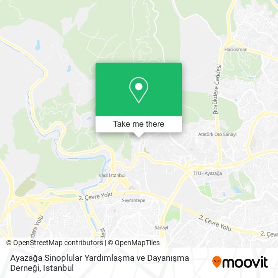 Ayazağa Sinoplular Yardımlaşma ve Dayanışma Derneği map