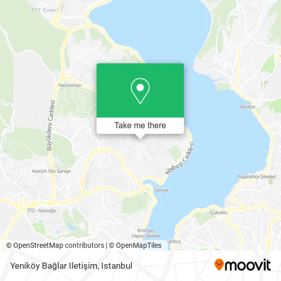 Yeniköy Bağlar Iletişim map