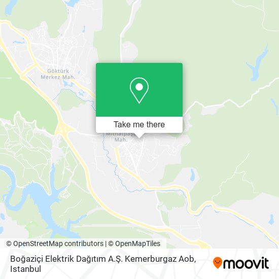 Boğaziçi Elektrik Dağıtım A.Ş. Kemerburgaz Aob map