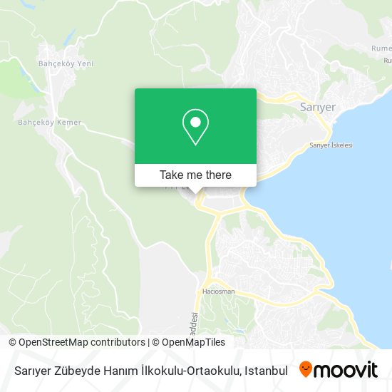 Sarıyer Zübeyde Hanım İlkokulu-Ortaokulu map