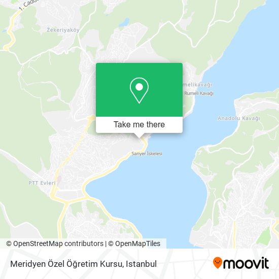 Meridyen Özel Öğretim Kursu map