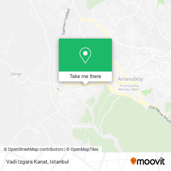 Vadi Izgara Kanat map