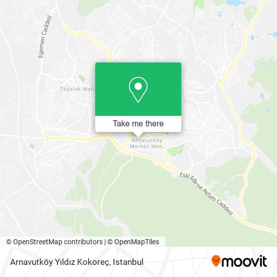 Arnavutköy Yıldız Kokoreç map