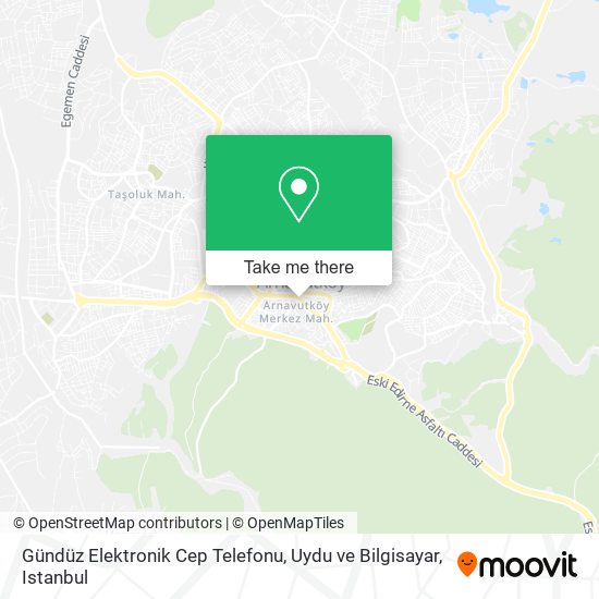 Gündüz Elektronik Cep Telefonu, Uydu ve Bilgisayar map