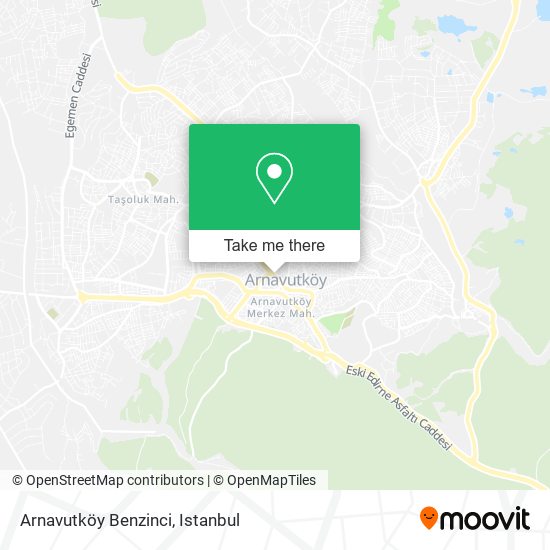 Arnavutköy Benzinci map
