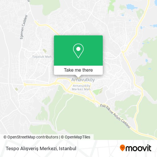 Tespo Alışveriş Merkezi map